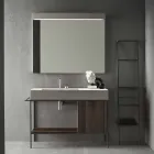 Composición de muebles artesanales para baño de diseño moderno en el suelo - Farart3 viadurini