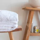 Composición de Mueble de Baño en Teca Maciza de Diseño Moderno - Azina viadurini