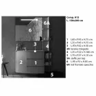 Composición de Mobiliario para el Baño de Diseño Moderno - Callisi13 viadurini