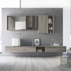 Composición de muebles de baño modernos, diseño suspendido Made in Italy - Callisi6 viadurini