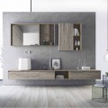 Composición de muebles de baño modernos, diseño suspendido Made in Italy - Callisi6