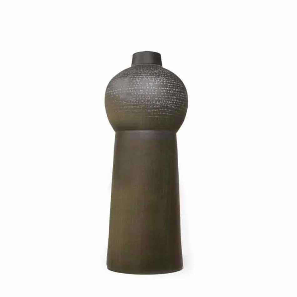 Composición de jarrones de cerámica decorativos, diseño moderno - Positano viadurini