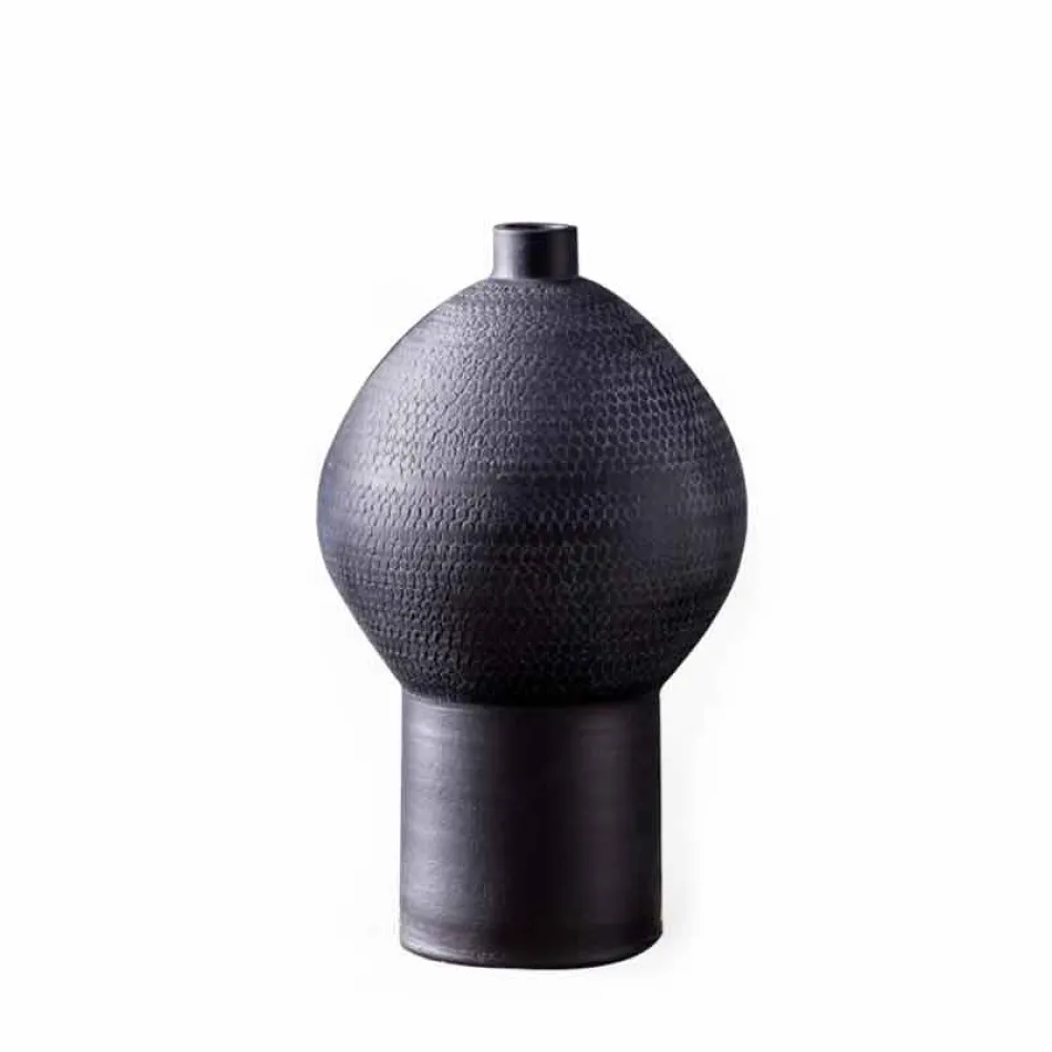 Composición de jarrones de cerámica decorativos, diseño moderno - Positano viadurini