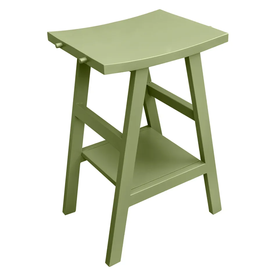 Mueble de Baño Suelo Verde Composición y Accesorios Esmaltados - Maryse viadurini