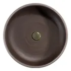 Mueble de Baño Suelo Verde Composición y Accesorios Esmaltados - Maryse viadurini