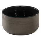 Composición de mueble de baño negro con estante grande y accesorios - Patryk viadurini