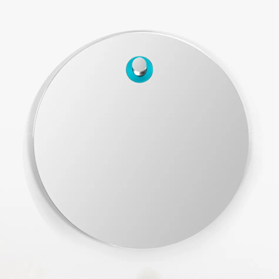 Composición de muebles de baño de piso con cajón de diseño azul - Georges viadurini