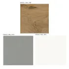 Composición de muebles de salón y mueble TV en MDF Made in Italy - Hedda viadurini