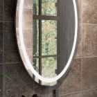 Composición de muebles de baño suspendidos en diseño de madera made Italy Génova viadurini