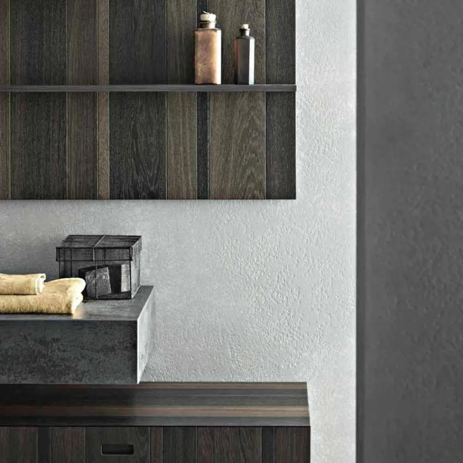 Composición para baño suspendido y diseño moderno Made in Italy - Farart9 viadurini