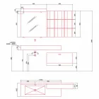 Composición para baño suspendido y diseño moderno Made in Italy - Farart9 viadurini