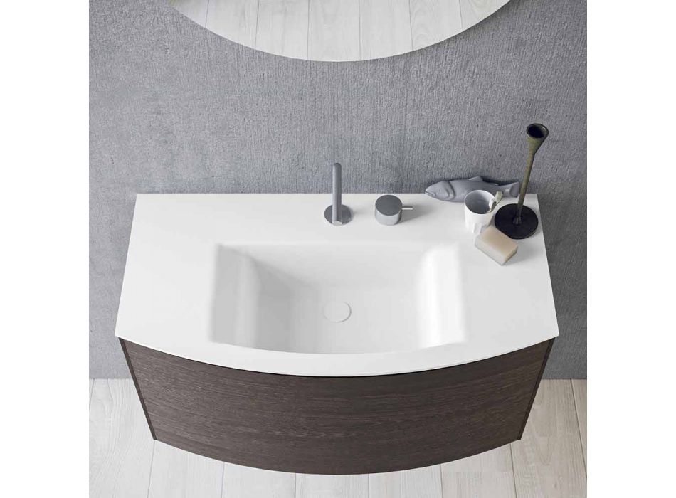 Composición para el baño suspendido de diseño moderno Made in Italy - Callisi11 viadurini