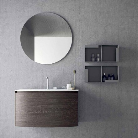 Composición para el baño suspendido de diseño moderno Made in Italy - Callisi11 viadurini