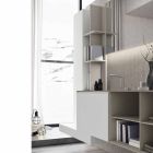 Composición de muebles de baño suspendidos con diseño moderno Made in Italy - Callisi15 viadurini