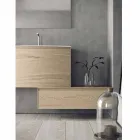 Composición suspendida y moderna para el baño, diseño Made in Italy - Callisi4 viadurini