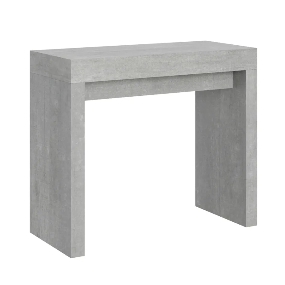 Consola extensible hasta 300 cm con soporte de 2 patas Made in Italy - Phantom viadurini