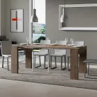 Consola extensible hasta 300 cm con soporte de 2 patas Made in Italy - Phantom viadurini