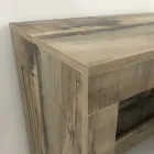 Consola extensible a 300 cm desde la entrada o la sala de estar en madera - Katharina viadurini