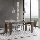 Consola extensible hasta 300 cm en madera Made in Italy - Trono viadurini
