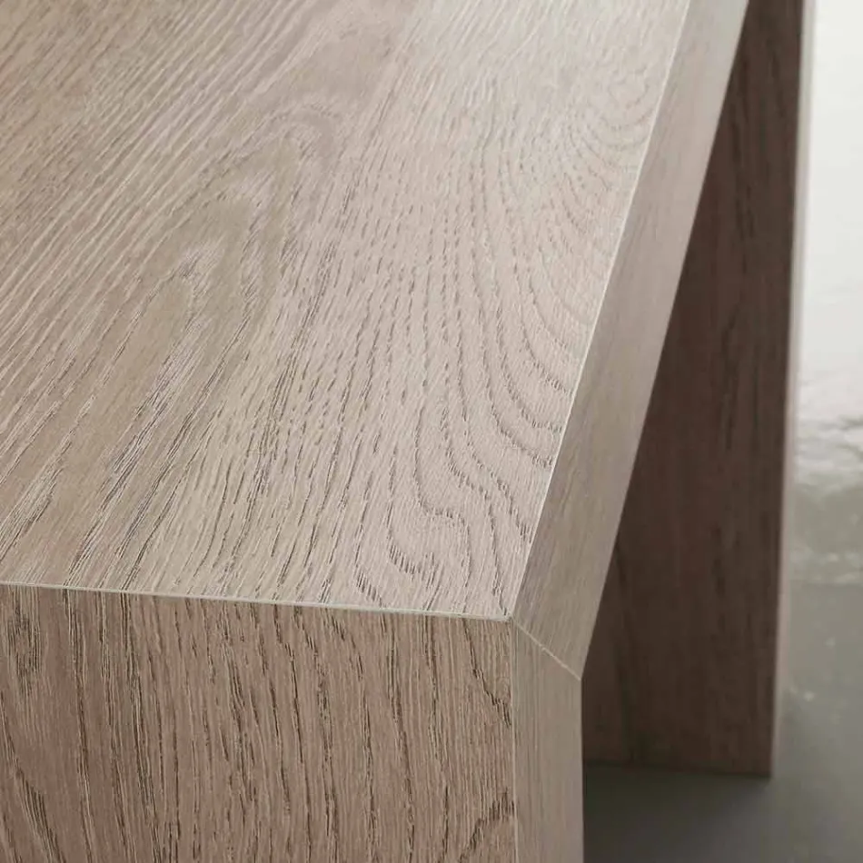 consola Extensible hasta 295 cm laminan plegable Uri viadurini