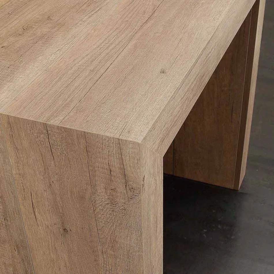 consola Extensible hasta 295 cm laminan plegable Uri viadurini