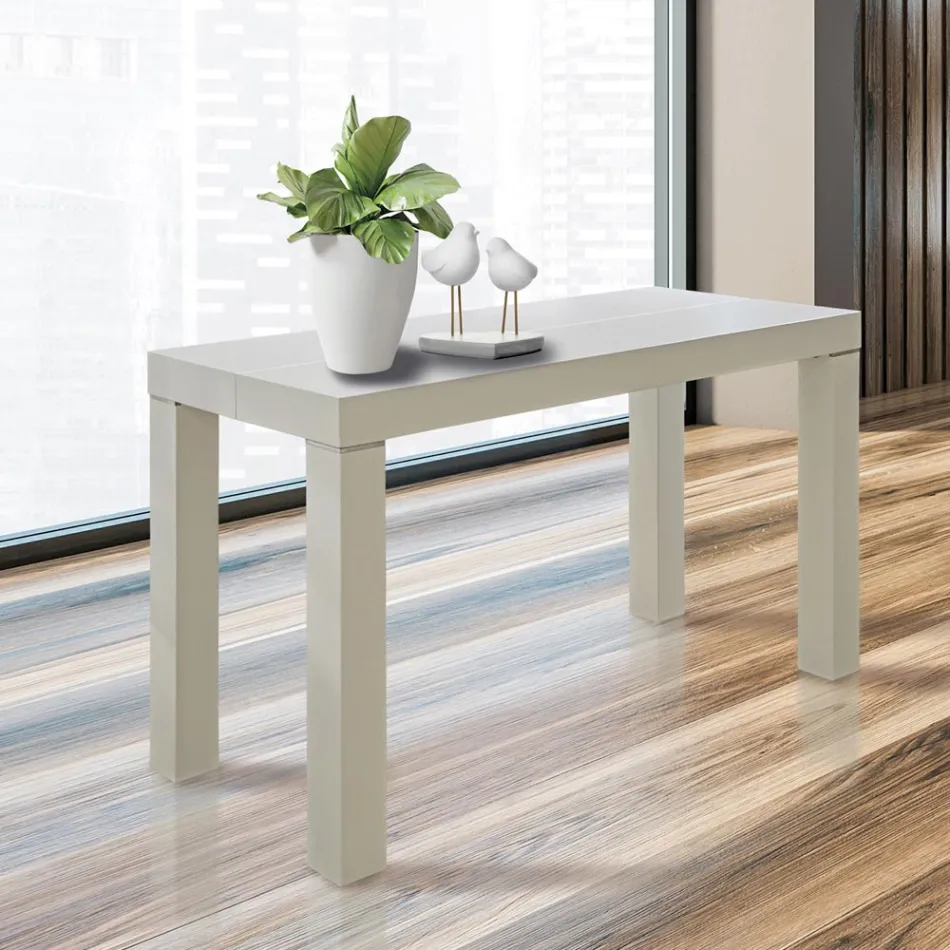 Consola extensible en madera de fresno con extensiones Made in Italy - Gandalf viadurini