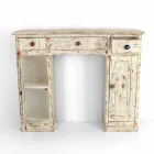 Consola artesanal en madera maciza de abeto Made in Italy - Carminia viadurini