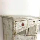 Consola artesanal en madera maciza de abeto Made in Italy - Carminia viadurini