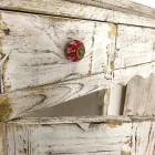 Consola artesanal en madera maciza de abeto Made in Italy - Carminia viadurini