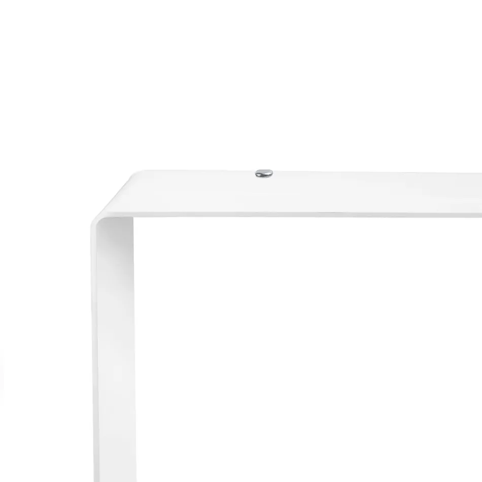 Consola fija en plexiglás blanco o ahumado Made in Italy - Genio viadurini