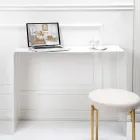 Consola fija en plexiglás blanco o ahumado Made in Italy - Genio viadurini