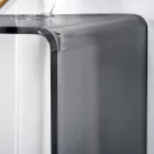 Consola fija en plexiglás blanco o ahumado Made in Italy - Genio viadurini