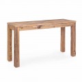 Consola de madera de olmo reciclada de estilo clásico de Homemotion - Galanga