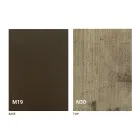 Consola de mesa en madera y metal extensible hasta 295 cm Made in Italy - Timedio viadurini