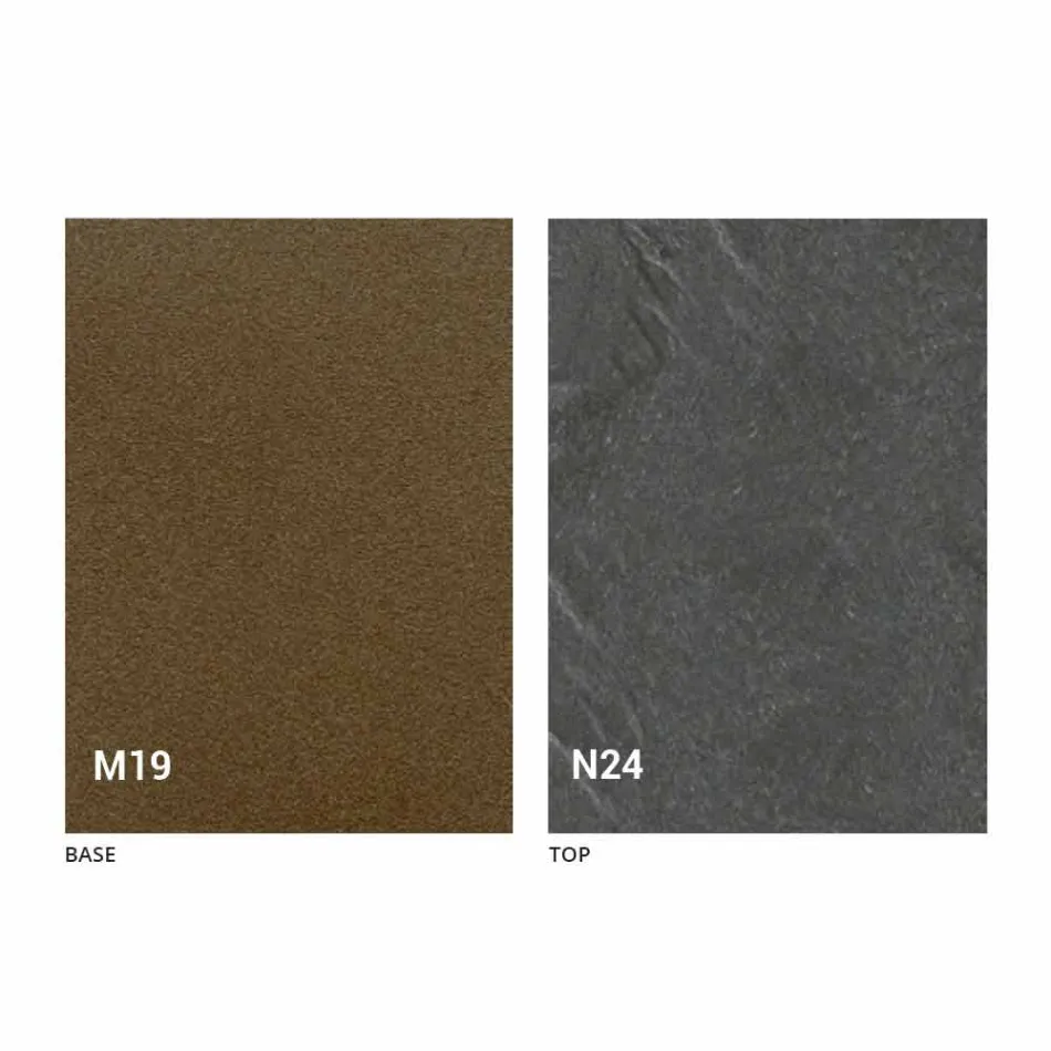 Consola en madera y metal extensible hasta 295 cm Made in Italy - Timedio viadurini