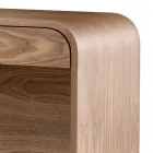 Grilli York diseño hecho en Italia mesa consola de madera maciza viadurini
