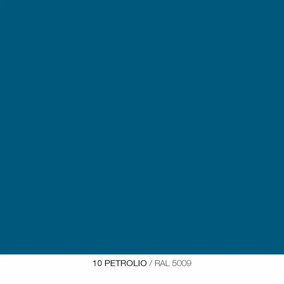 Consola de diseño minimalista moderno en metal de colores Made in Italy - Benjamin viadurini