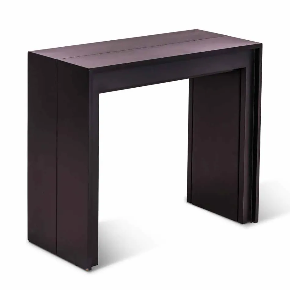 Consola extensible / mesa de comedor, l. 42.50 / 302.50xp.90 cm, Alvaro viadurini