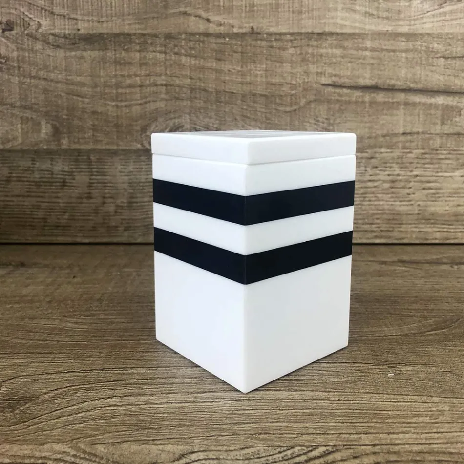 Recipiente para especias con tapa de corian italiano de alta calidad - Picante viadurini