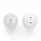 Contenedores de sal y pimienta en mármol de Carrara y Marquinia Made in Italy - Xino viadurini