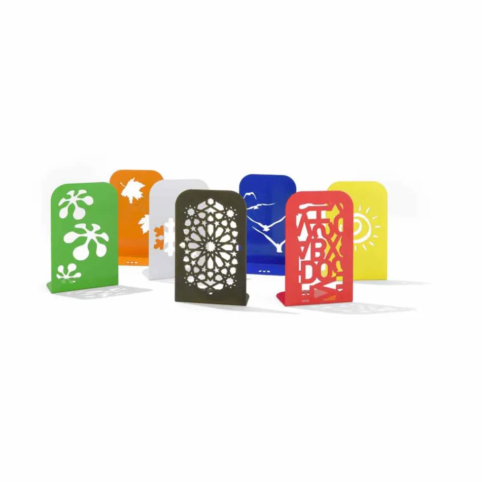 Par de sujetalibros &quot;Blokko&quot; Mabele viadurini