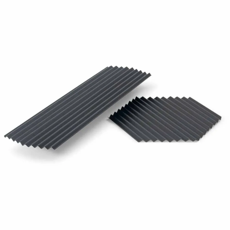 Par de bandejas en acero lacado negro o dorado de diseño moderno - Savona viadurini