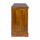 Aparador de diseño clásico en acabado rústico de madera maciza de acacia - Malaya viadurini