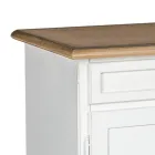 Aparador de madera con 3 cajones y 3 puertas Made in Italy - Uller viadurini