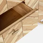 Aparador en Madera de Acacia con 2 Puertas y 3 Cajones Design Homemotion - Carla viadurini