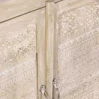 Aparador en madera de mango con adornos con incrustaciones a mano - Zotto viadurini