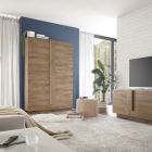 Aparador de salón en madera laminada con 2 puertas Made in Italy - Odessa viadurini
