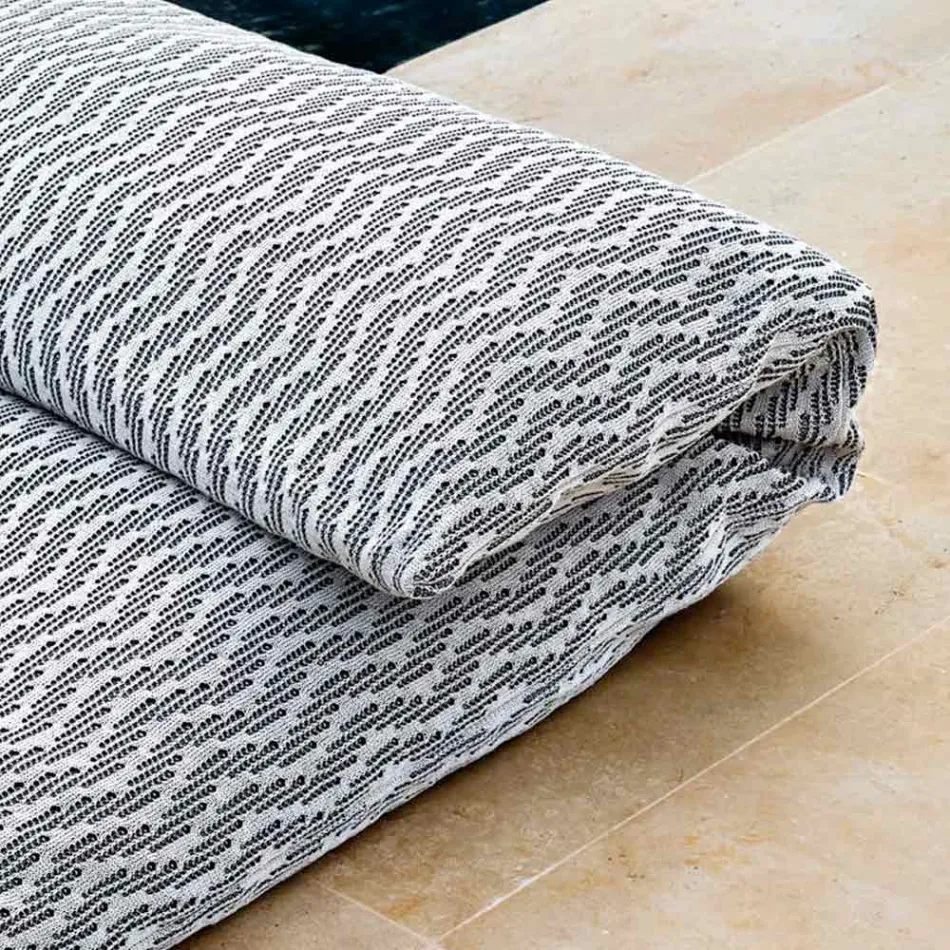 Sofá cama doble de exterior de diseño de lujo Made in Italy - Emanuela viadurini