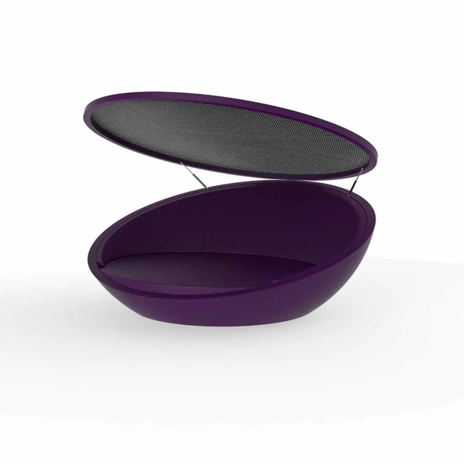 Diván de diseño moderno Ulm by Vondom, en resina de polietileno viadurini