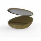 Diván de diseño moderno Ulm by Vondom, en resina de polietileno viadurini